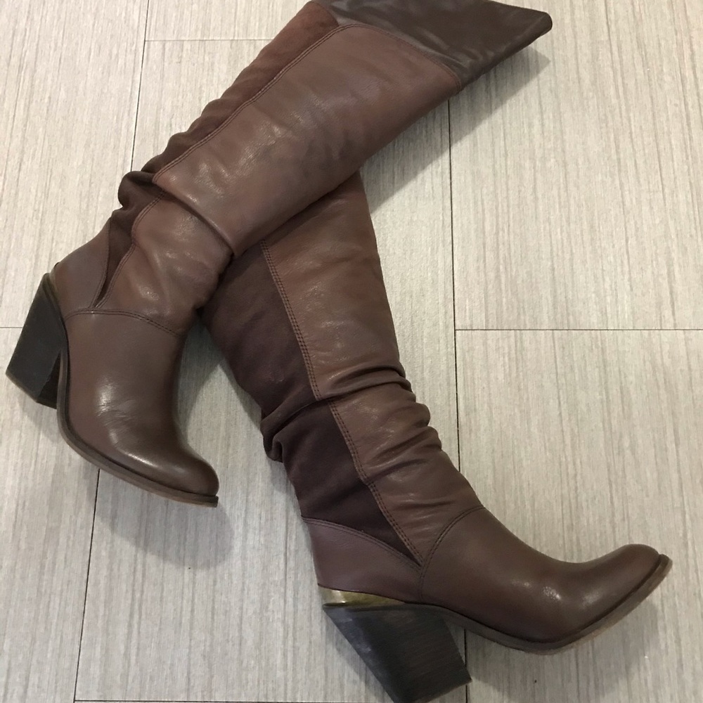 OTK Suede & Leather Boots
